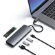 Хаб-адаптер Satechi Aluminum Type-C Hybrid Multiport Adapter, Space Gray (ST-UCHSEM) (без SSD) - изображение 4