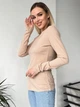 Джемпер женский ISSA PLUS 13722 S Бежевый (issa2007682345601) - изображение 2