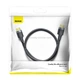 Кабель Baseus Cafule 4KHDMI Male To 4KHDMI Male Adapter Cable 1m Black (CADKLF-E01) - зображення 2