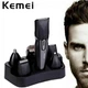 Машинка для стрижки Kemei-640 8в1 на аккумуляторе для стрижки волос бороды 4 насадки - изображение 7
