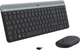 Комплект (клавіатура, мишка) бездротовий Logitech MK470 Graphite USB (920-009204) - изображение 2