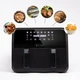 Мультипіч, аерофритюрниця BluMill Dual AFT08003 Black Б/У - зображення 2