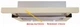 Вытяжка Luxor Fantom 2 мотора 1000 м3 F 60 Rustik Beige Glass LED Pro + гофротруба в комплекте бежевое стекло , шампань, слоновая кость - изображение 2