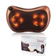 Массажная подушка Car & Home Massage Pillow для шеи, плеч и спины с подогревом ортопедическая + кабель для питания от прикуривателя Коричневая - изображение 1