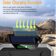 Портативный Аварийный Радиоприемник (радио) + фонарь и павер 5000mAh Kayinow 580F-Gray - изображение 7