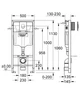 Система инсталляции для унитаза 3 в 1 Grohe Rapid SL (38722001) - изображение 6