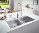 Мийка кухонна Grohe EX Sink K800 Подвійна (120 cm) (31585SD0) - зображення 2