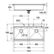 Мийка кухонна Grohe EX Sink K800 Подвійна (120 cm) (31585SD0) - зображення 4