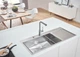Мийка кухонна Grohe EX Sink K1000 (подвійне крило зліва) (31581SD0) - изображение 2
