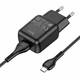 СЗУ HOCO C96A single port charger 1USB/2,1A + Micro Black - зображення 4