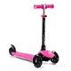 Самокат трехколесный Best Scooter PL-105 колеса PU со светом, сиденье, родительская ручка, Розовый - изображение 6