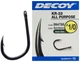 Крючок Decoy KR-22 Black Nickeled 01, 10 шт / уп - изображение 1