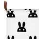 Кошик для зберігання 33х33х33 см Springos Чорно-білий 000240428 - зображення 15