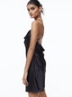 Платье короткое летнее женское H&M 061025162 42 Черное (6666000221995) - изображение 4