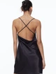Платье короткое летнее женское H&M 061025162 42 Черное (6666000221995) - изображение 5