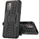 Чехол Armor для Nokia G21 / G11 бампер противоударный с подставкой Black - изображение 4