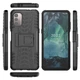 Чехол Armor для Nokia G21 / G11 бампер противоударный с подставкой Black - изображение 5