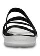 Женские шлепанцы Crocs Swiftwater Sandal 38 (EU 38-39) черный/белый 203998 - изображение 5