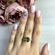 Серебряное кольцо с Султанит султанитом 2.804ct, вес изделия 2,54 гр (2020080) - изображение 4