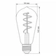 Філаментна дімерна лампочка 4W E27 2100K 220V графітова VIDEX (VL-ST64FGD-04272) - зображення 3