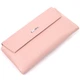 Вместительный женский кошелек из натуральной кожи KARYA Women's wallet 21358 Розовый - изображение 1