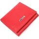 Женский небольшой кошелек с монетницей из натуральной кожи KARYA Women's wallet 21380 Красный - изображение 1