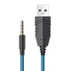 Наушники игровые HOCO LED W102 30мВт Stereo Sound черно-синие - изображение 2