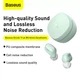 Беспроводные TWS Блютуз Наушники вкладыши-капельки BLUETOOTH BASEUS Encok True Wireless Earphones WM01 |5Hours, BT5.0, 40mAh/300mAh| green - изображение 13