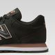 Buty sportowe damskie z siatką na platformie do kostki New Balance 500 GW500BR 39 25.8 cm Czarne z brązowym (5904862462059) - obraz 4