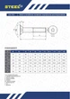 Винт М6х20 ISO10642, кл.проч. 10,9 п/р М Steelfix 15 шт (006735) - изображение 2