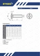 Винт М6х12 DIN967, кл.проч. 4,8 цинк К Steelfix 50 шт (116924) - изображение 2