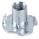 Гайка М6х9 DIN1624 мебельная цинк D19 І Steelfix 250 шт (137466) - изображение 1