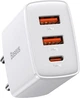 Сетевое зарядное устройство Baseus Compact Quick Charger 2U+C 30 W EU Белый - изображение 3