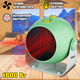 Тепловентилятор электрический RAF-1800W Ceramic Fan Heater дуйка керамическая 3 режима, термостат, защита от перегрева Green - изображение 1