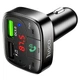 Автомобильный FM-трансмиттер модулятор Hoco E59 Promise |2USB, QC3.0, 18W/3.1A, BT5.0/MP3| Black - изображение 4