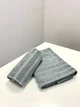Комплект махрових рушників Косичка 50х100 70х140 сірий Узбекистан - зображення 1