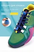 Эластичные плоские шнурки для обуви FASTLACES T1-5 White - изображение 4