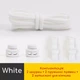 Эластичные плоские шнурки для обуви FASTLACES T1-5 White - изображение 1