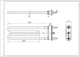 ТЭН (керамический) для стиральной машины Samsung DC47-00006M Kawai TPD 180-SG-1900 L=180 mm 190 W - изображение 7