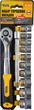 Набор насадок торцевых MASTERTOOL CrV 3/8" 10-24 мм удлинитель 150 мм, 12 шт (78-3812) - изображение 1