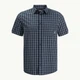 Рубашка хлопковая летняя мужская Jack Wolfskin Hot Springs Shirt M 1402333-7630 XXL Синяя (4064993656404) - изображение 4