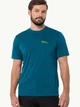 Футболка спортивна довга чоловіча Jack Wolfskin Hiking S/S T M 1808762-1278 M Синя (4064993701326) - зображення 1