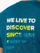 Футболка спортивна довга чоловіча Jack Wolfskin Hiking S/S T M 1808762-1278 M Синя (4064993701326) - зображення 3