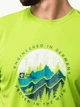 Футболка спортивна довга чоловіча Jack Wolfskin Hiking S/S T M 1808762-4150 M Зелена (4064993701500) - зображення 3
