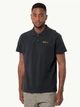 Поло длинное мужское Jack Wolfskin Essential Polo M 1809301-6000 L Черное (4064993708233) - изображение 1
