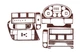 Накладки на панель (под дерево) для DAF XF95 2002-2006 гг - изображение 1