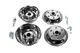 Колпаки из нержавейки Exclusive V1 (2-катковый) для Volkswagen LT 1995-2006 гг - изображение 1