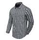 Сорочка (Приховане носіння) Covert Concealed Carry Shirt Helikon-Tex Foggy Grey Plaid S Тактична чоловіча - зображення 1