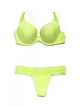 Комплект формована чашка + стрінги Victoria's Secret 301-418 75С-S Лимонний - зображення 2