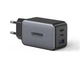 Мережевий зарядний пристрій UGREEN CD244 USB+2xUSB-C 65W QC4.0 PD3.0 GaN Tech Grey (10335) - зображення 1